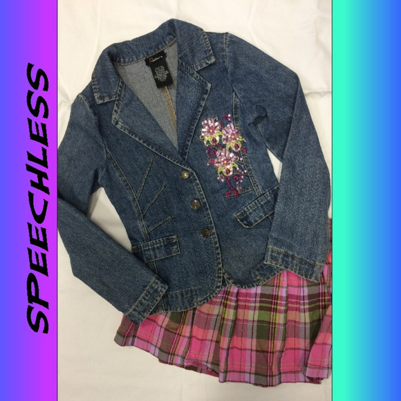 Speechless Other - STYLISH DENIM JACKET GIRLS 7 8